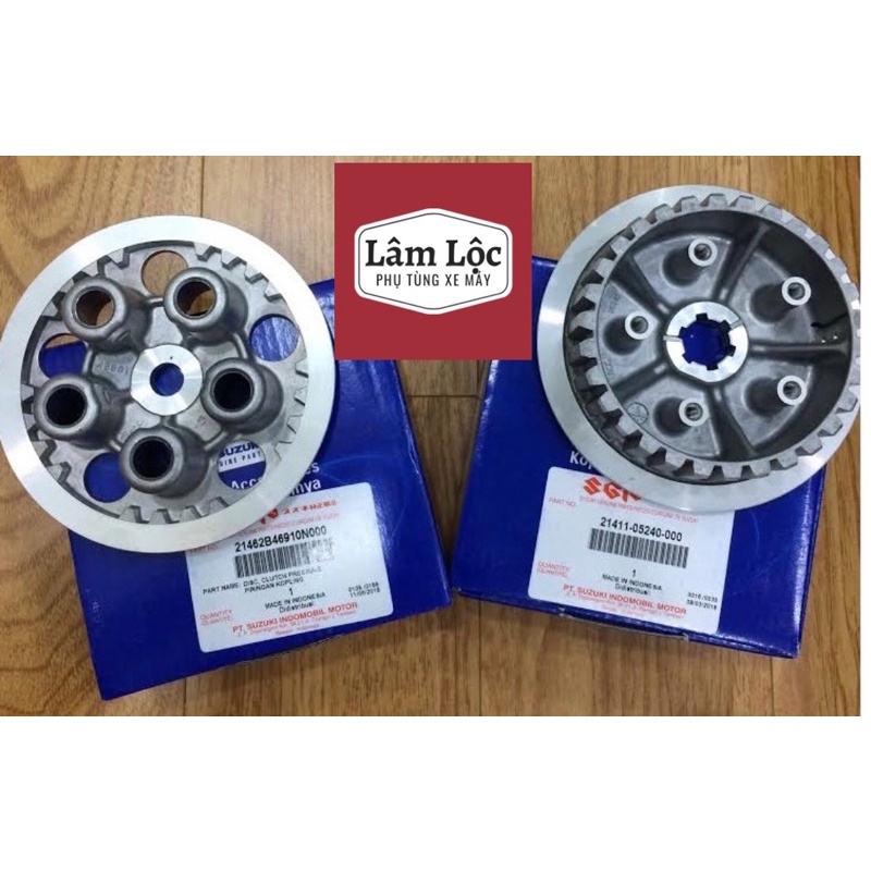 cặp đế nhôm nồi raider xc satria fu suzuki chính hãng