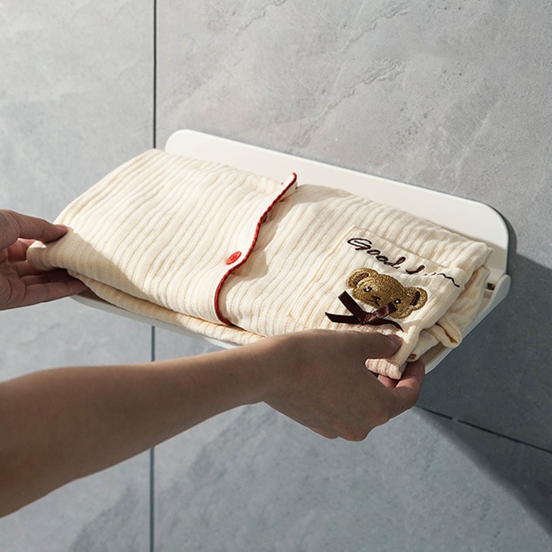 Giá Đỡ Khăn Tắm / Đồ Dùng Gắn Tường Gấp Gọn Tiện Dụng Cho Nhà Bếp / Nhà Tắm