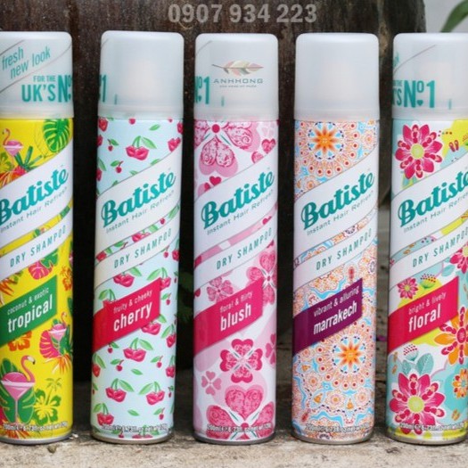 Dầu gội khô Batiste Dry Shampoo