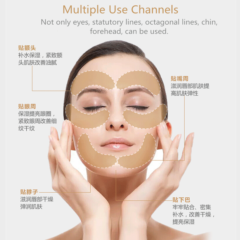 Mặt Nạ Mắt Tinh Chất Vàng Giúp Làm Mờ Quầng Thâm Và Làm Săn Chắc Da Vùng Mắt