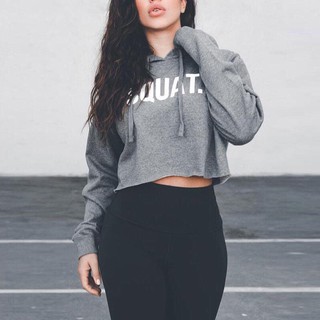 Áo croptop Squat form Rộng ciu toe