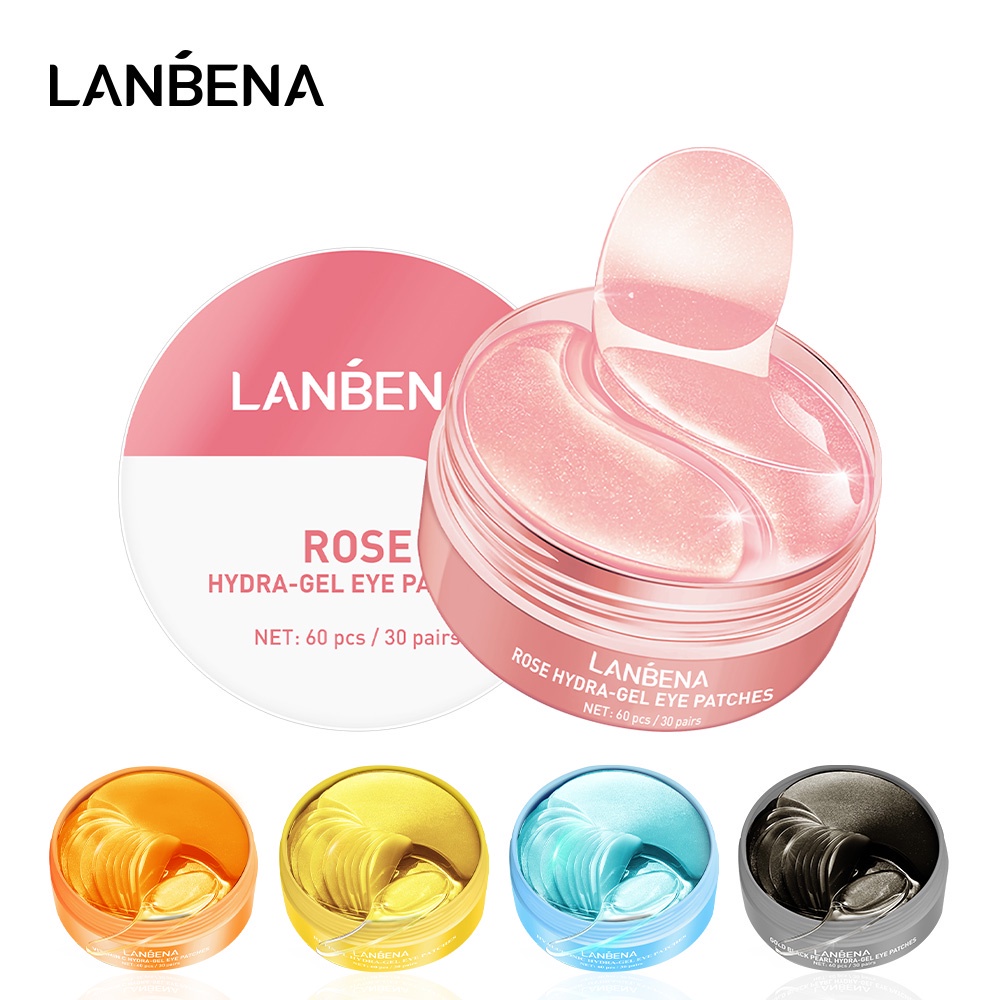 LANBENA mặt nạ mắt dưỡng mắt quầng thâm giảm thâm mắt kem Bộ 60 Miếng