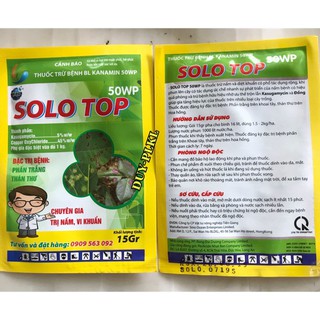 SOLO TOP đặc trừ thán thư, phấn trắng gói 15gr