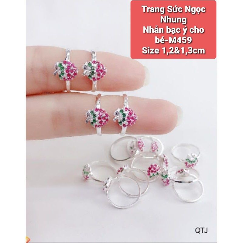 Nhẫn bạc cho bé-M45