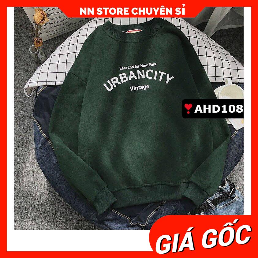 Áo hoodie nam nữ chất nỉ bông in chữ UBAN dễ thương AHD108 Áo nỉ chui Unisex