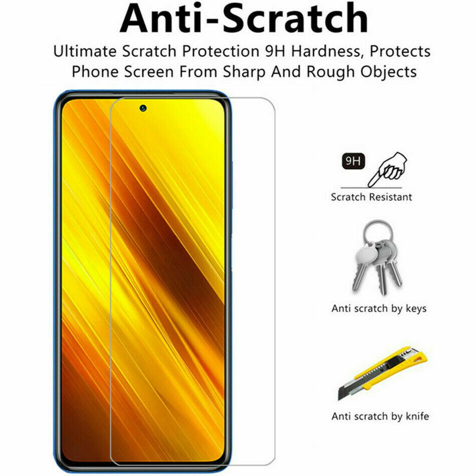 Kính cường lực bảo vệ màn hình cho Xiaomi Redmi Note 5/6/7/8/9 10T Pro Lite Poco F1/M3/ Max X3 NFC