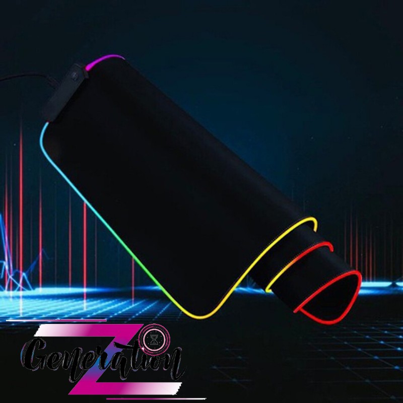 Bàn di chuột có led - lót chuột chơi game có led RGB - tấm lót chuột chơi game Mousepad LED RGB