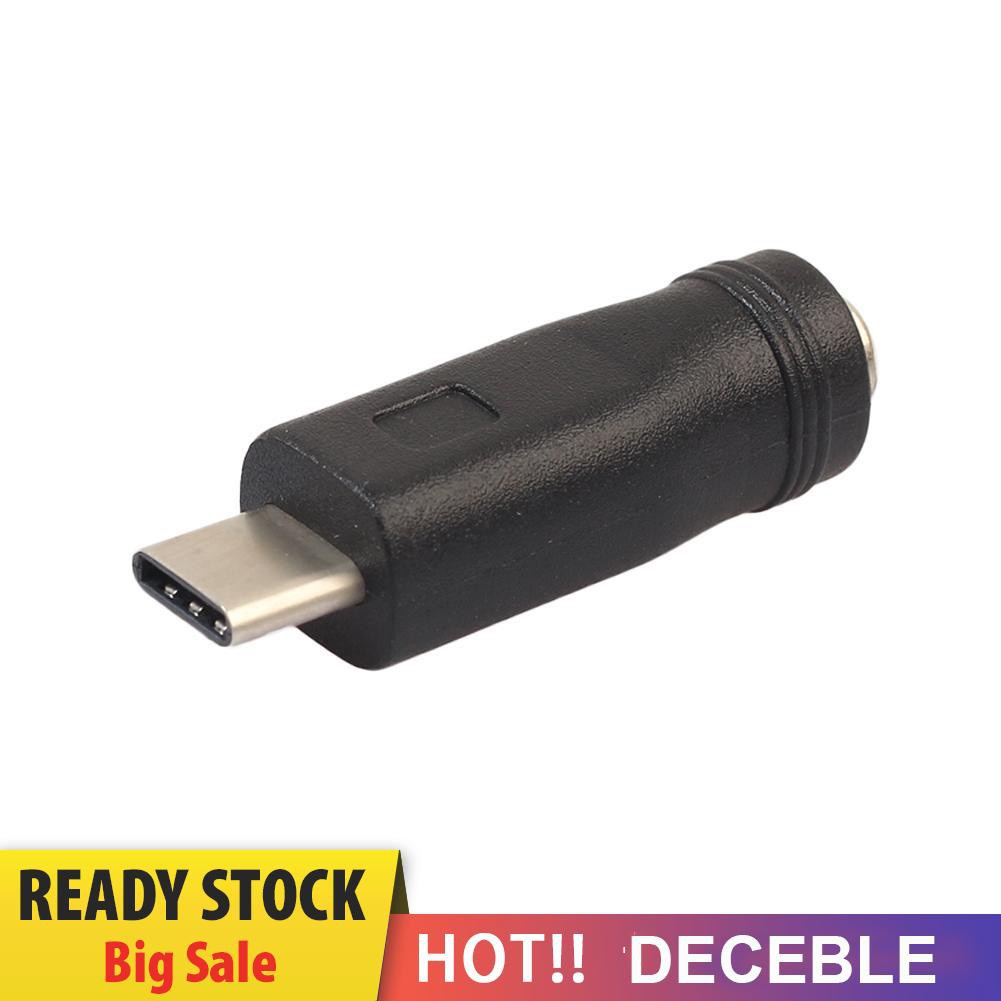 Đầu Chuyển Đổi Nguồn Dc Type C Usb Male Sang 5.5x2.1mm Female Jack Cho Laptop Pc | BigBuy360 - bigbuy360.vn