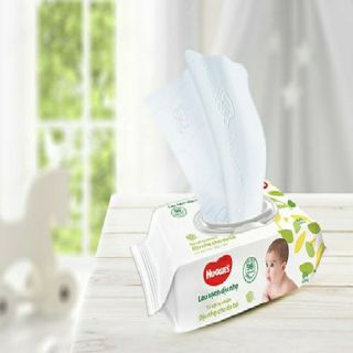 Khăn ướt Huggies không mùi - 64 miếng