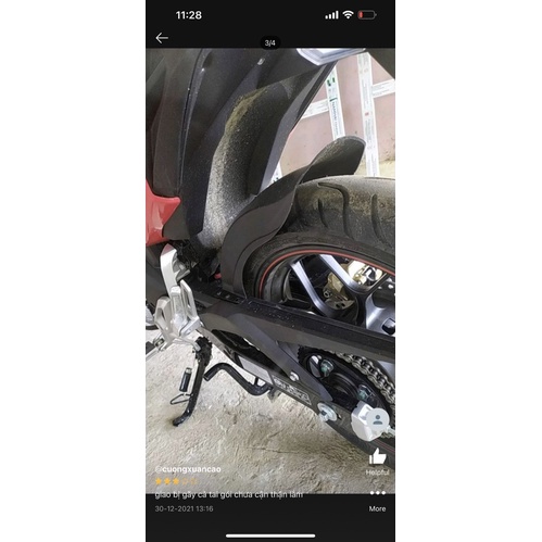 Dè Sau Winner X Chắn Bùn Sau Kèm Che Sên Winner X