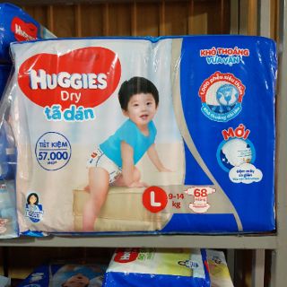 Tã dán Huggies M76, L68, L42, M48