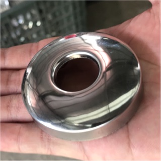 SET 4 Nắp chụp chân sen vòi inox 304 bóng gương cao cấp [D21]