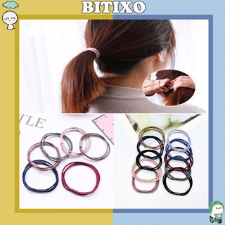 Dây buộc tóc trơn Bitixo chun buộc tóc nhiều màu siêu co giãn SC23