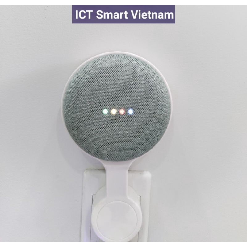 Giá treo Google Home mini loại tốt, bóng đẹp, cuốn dây gọn gàng