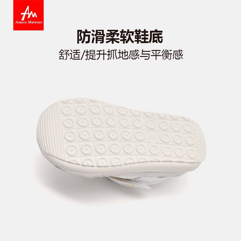 Xăng đan Bằng Da Chống Trượt Cho Bé Từ 1-3 Tuổi