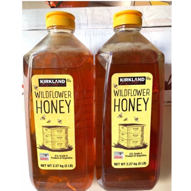 🇺🇸10/2023]Mật Ong Của Mỹ Kirkland Organic Honey Bears 2,27kg ( chuẩn Mỹ)