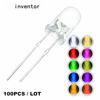 Set 100 Đèn Led Đi Ốt 5mm 2v 3v