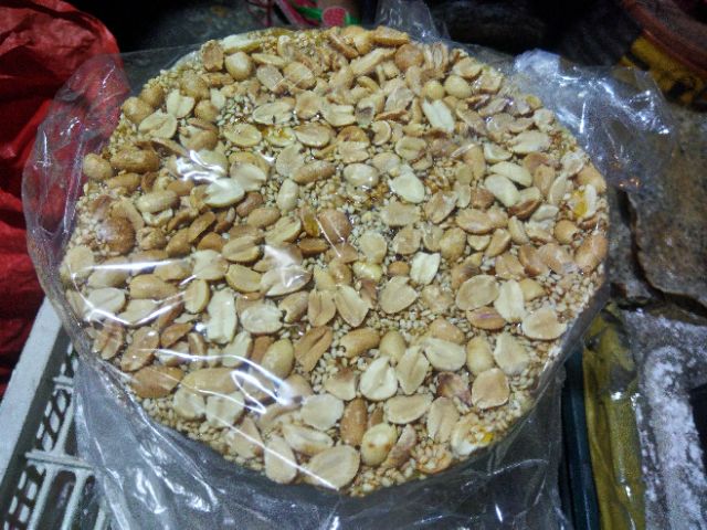 Kẹo đậu phộng mạch nha Sunflower handmade size 15cm