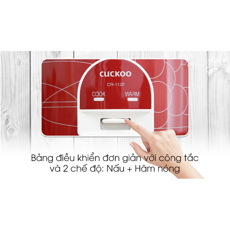 Nồi cơm điện Cuckoo 2 lít CR-1122 hàng trưng bày