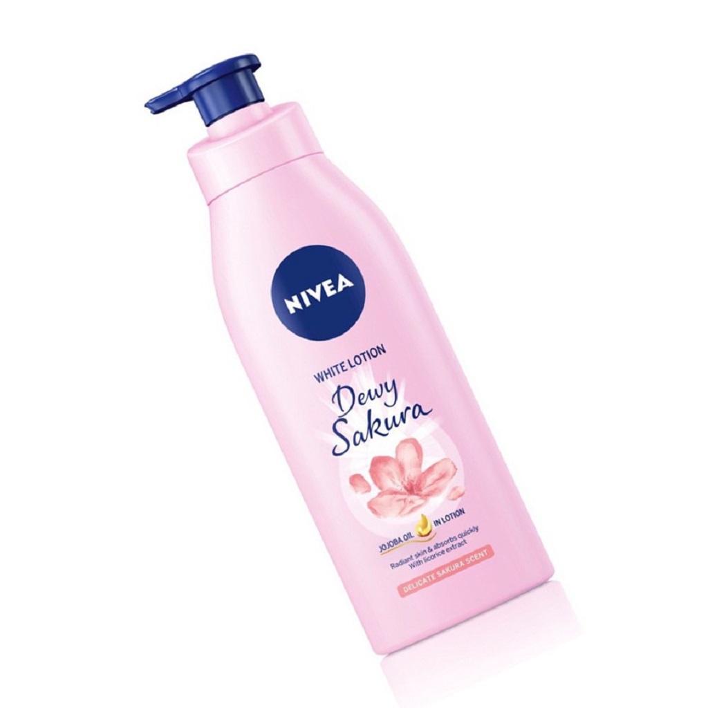 Sữa Dưỡng Thể Dưỡng Trắng Da Nivea Dewy Sakura 200ml - 85701