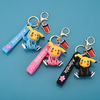 Móc chìa khóa hình Pikachu đáng yêu