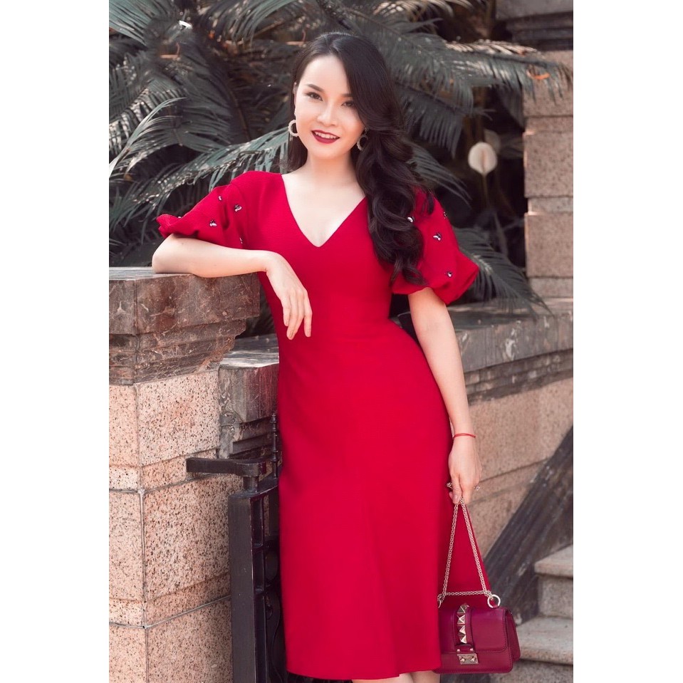 Đầm thun xoè thiết kế cao cấp form chữ A nàng thơ (hàng có size)