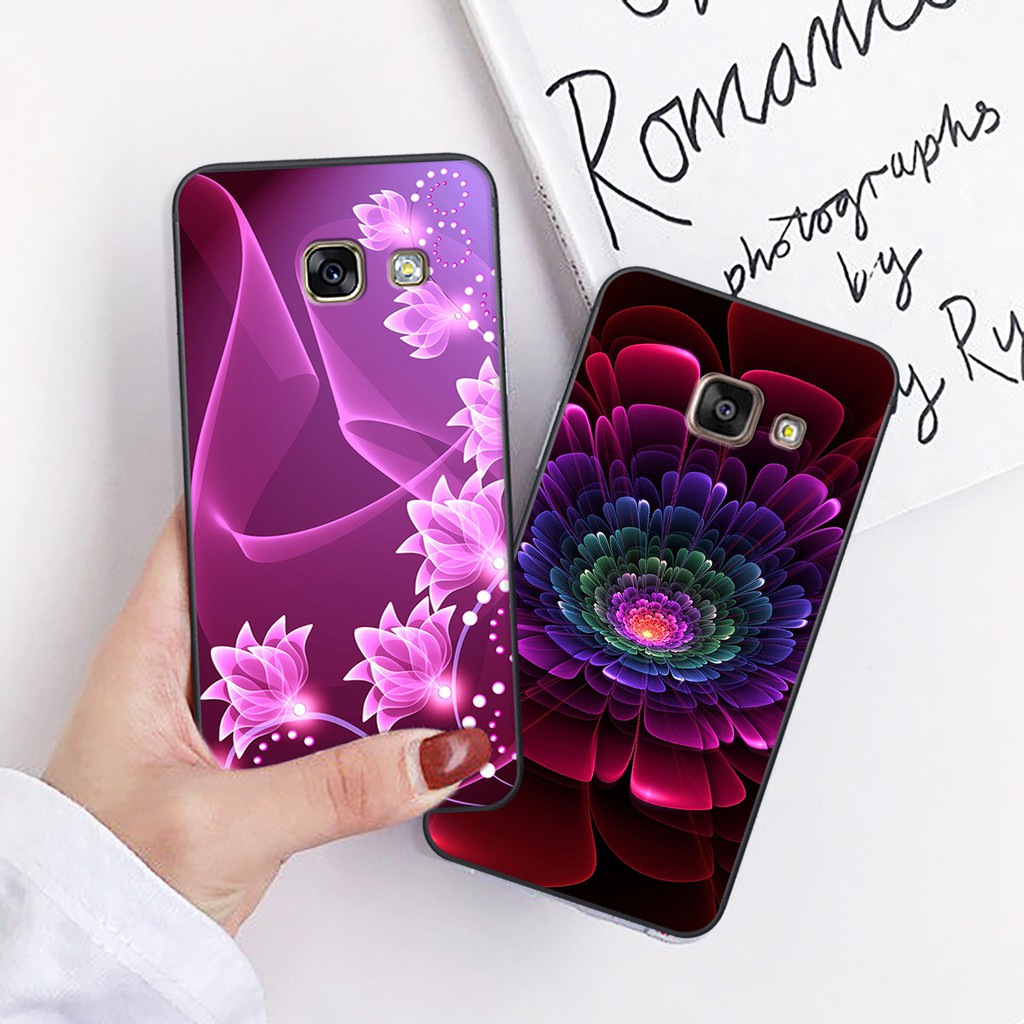 Ốp sam sung in hình HOA cho máy ss A3-A5-A7-2016-2017