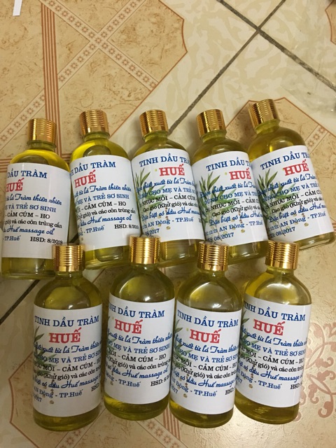 Follow 1 chai Tinh dầu tràm Huế chai tròn 100ml. Niềm tin của mọi gđ