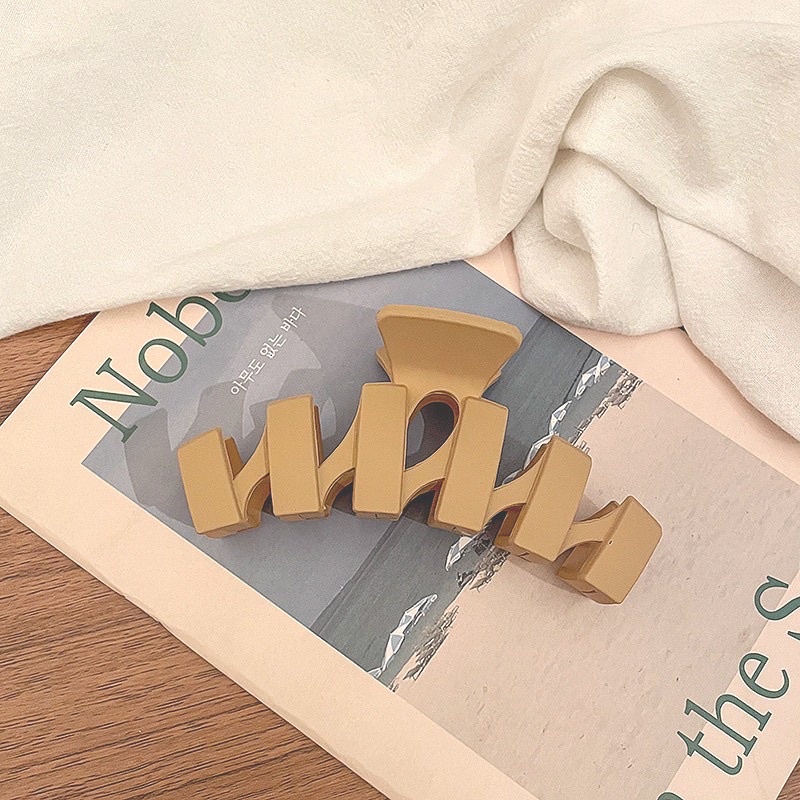 Kẹp Tóc Càng Cua Vintage Cỡ Lớn Phong Cách Hàn Quốc