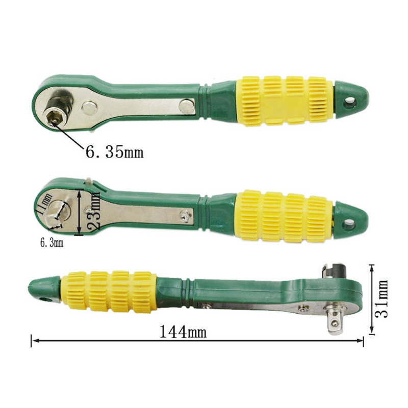 Tua Vít Bánh Cóc Mini 1 / 4 Tháo Lắp Nhanh Tiện Dụng
