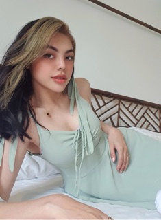 ĐẦM HAI DÂY CỘT NƠ FLOSSY ( GREEN )