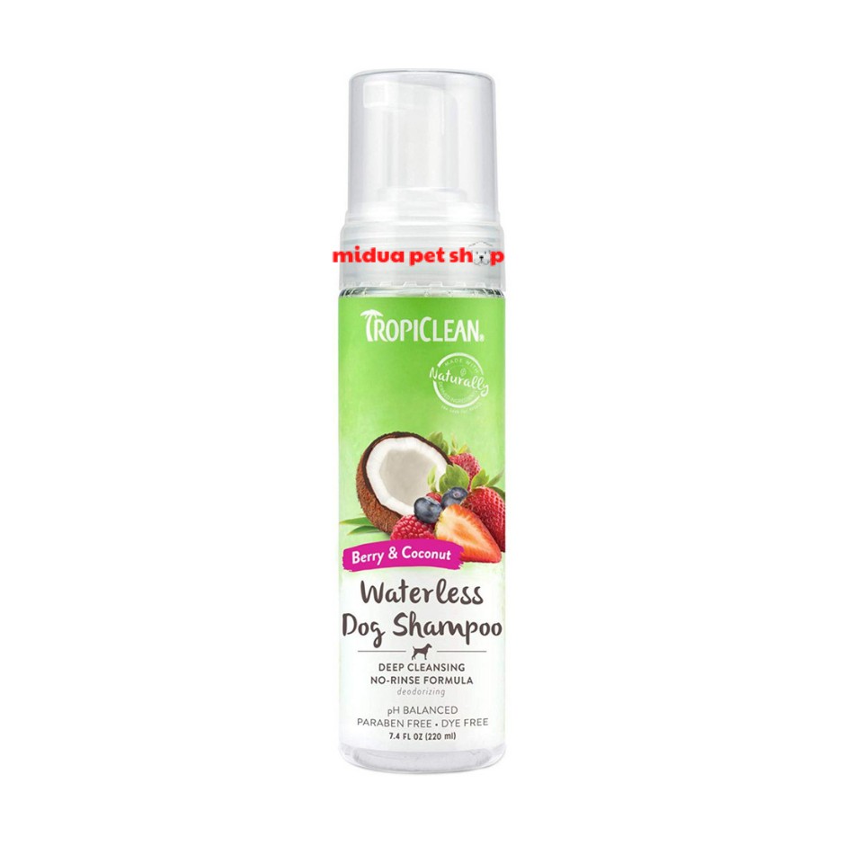 Dầu tắm khô ORGANIC cho chó và mèo Tropiclean
