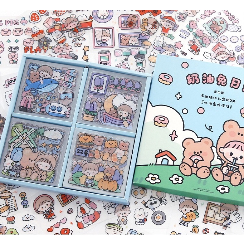 Sticker Infeel.me bé gấu dễ thương xịn sò xinh xắn đáng yêu - Mitstore