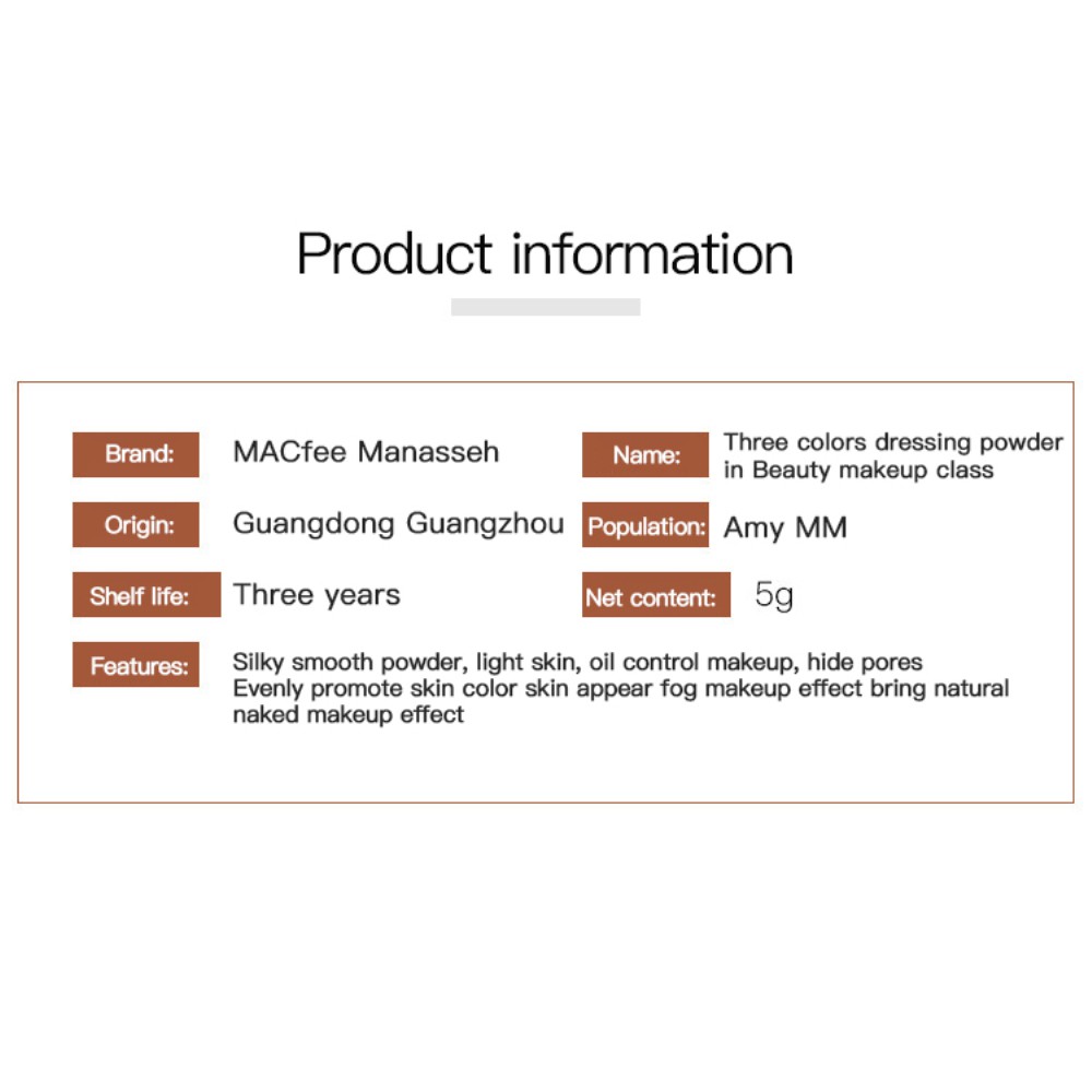 (Hàng Mới Về) Phấn Phủ Dạng Bột Kháng Nước Cao Cấp Cho Nữ | BigBuy360 - bigbuy360.vn