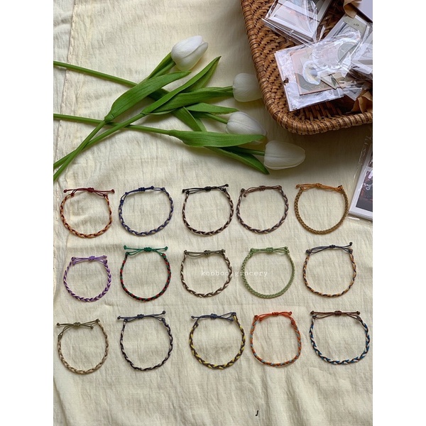VÒNG CHỐNG NƯỚC HANDMADE ĐAN CHÉO
