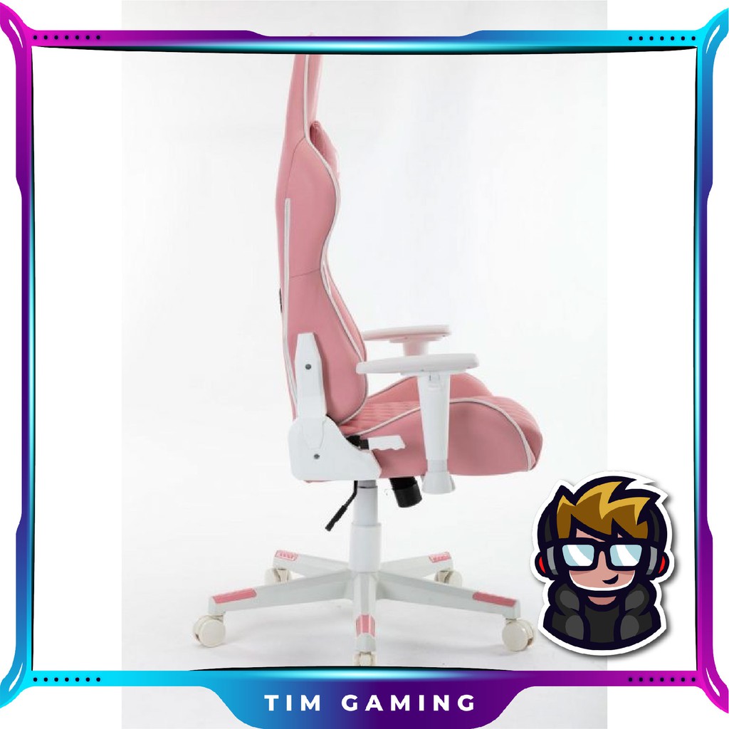 Ghế Gaming Warrior Raider Series - WGC206 - White/Pink