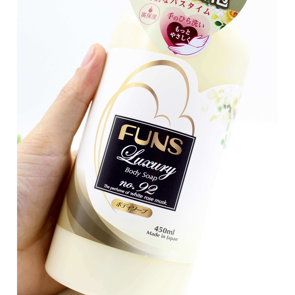 Sữa tắm làm sáng da hương thảo mộc FUNS