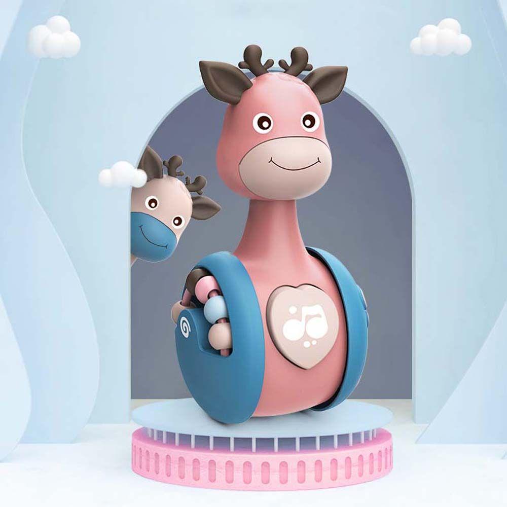 Nickolas Tumbler Roly-poly Đồ Chơi Lục Lạc Dạng Trượt Hình Hươu Vui Nhộn Làm Quà Tặng Sớm Cho Bé Sơ Sinh