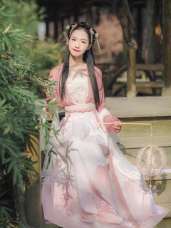 Hán phục Lập Xuân thắt eo váy 3 mét