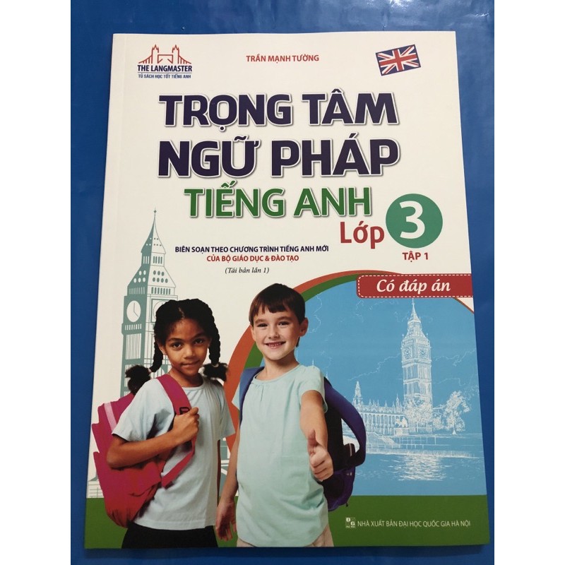Sách - Trọng tâm ngữ pháp tiếng anh lớp 3 (Combo 2 tập)