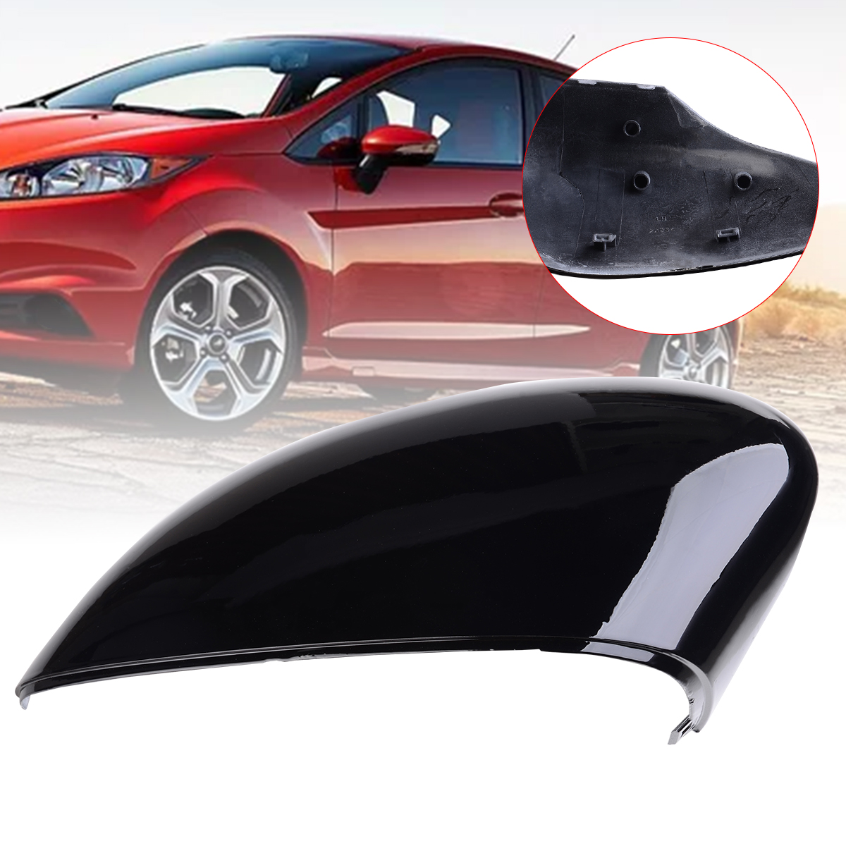 Ốp Gương Chiếu Hậu Bên Trái Cho Xe Ford Fiesta Mk7 08-17 Bj Franchisesy