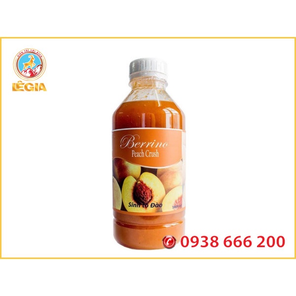 [Mã 254FMCGSALE giảm 8% đơn 500K] Sinh Tố BERRINO Đào 1L (PEACH SMOOTHIE BASE)