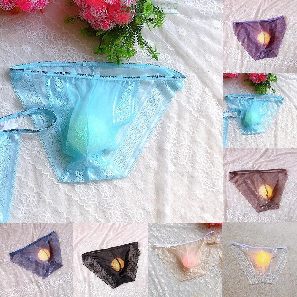 Quần lót vải lưới phong cách gợi cảm cho nam size M~2XL