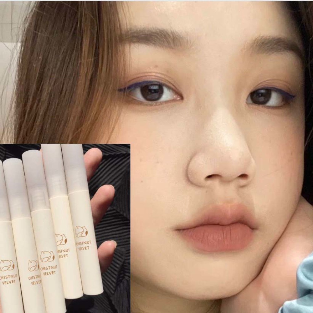 Son lì DAIMANPU chất nhung lì chống thấm nước chống khô môi lâu trôi /son nội địa trung DAIMANPU Dưỡng Ẩm Môi Chống Nước Lâu Trôi Son Thỏi Lì Son Kem son môi mĩ phẩm nội địa trung thế giới/son nội địa cuul