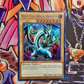 Thẻ bài Yugioh chính hãng | Blue-eyes White Dragon | CT14 Secret Rare