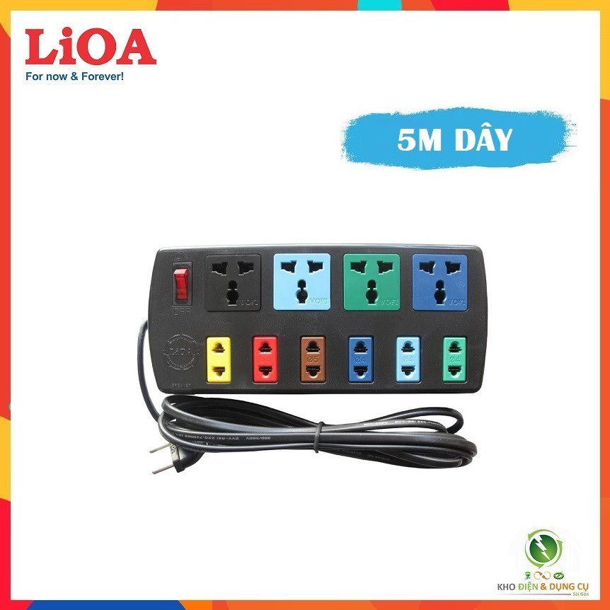 Ổ CẮM LIOA ĐA NĂNG 4D6S32 & 4D6S52 ( 3m & 5m DÂY ) - BẢO VỆ QUÁ TẢI