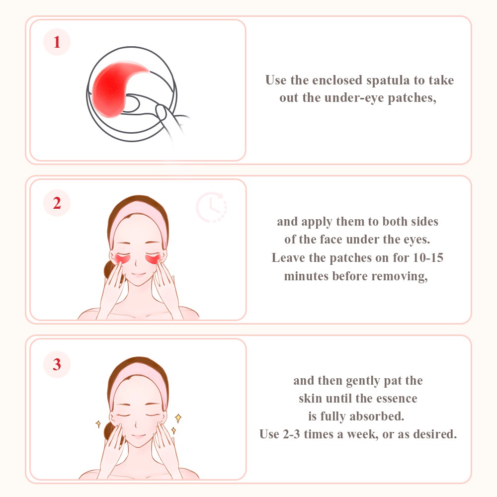 Bộ 60 Miếng / 30 Cặp Mặt Nạ Mắt Breylee Chiết Xuất Từ Trái Thạch Lựu Giúp Da Trắng Sáng | BigBuy360 - bigbuy360.vn