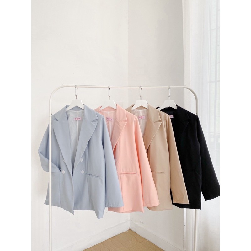 Áo khoác blazer hai túi