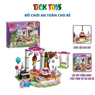 HỘP XẾP HÌNH KIỂU LEGO FRIENDS - TIỆC SINH NHẬT CỦA ANDREA 194 CHI TIẾT- LEGO CON GÁI 10492