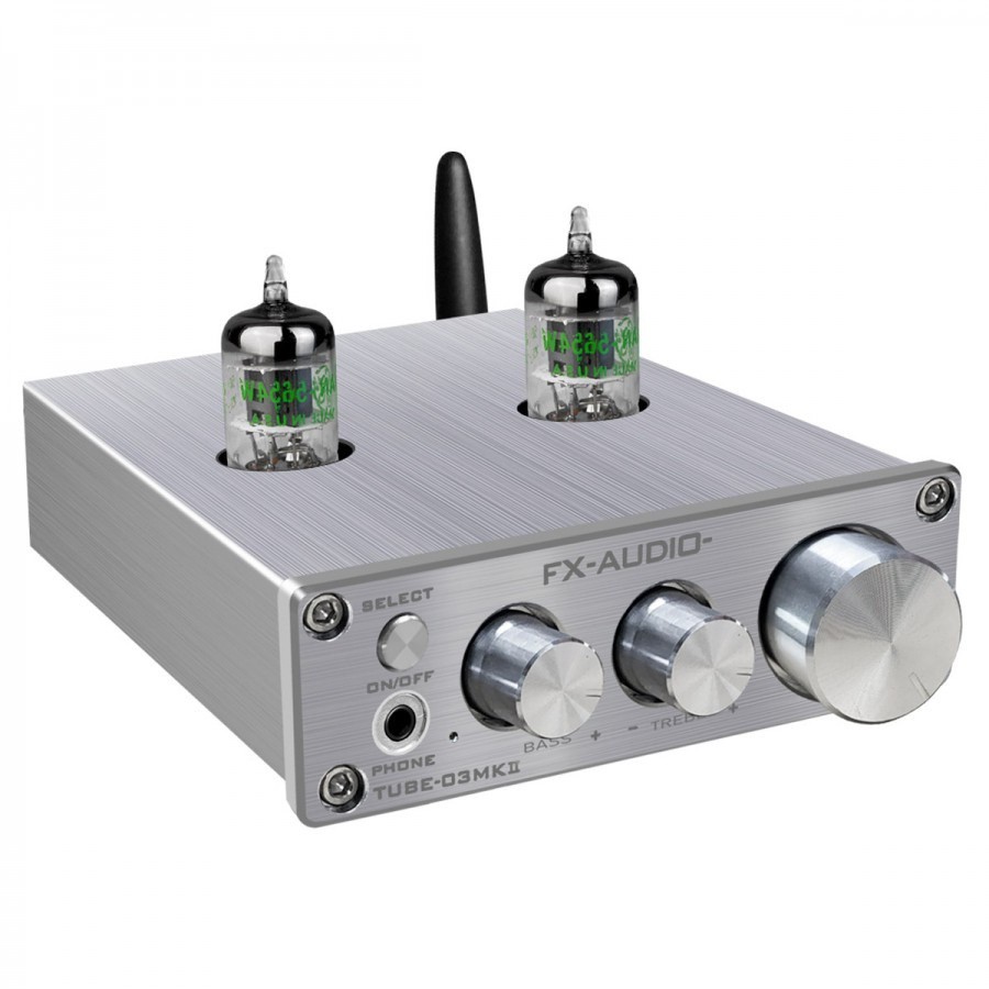 Ampli Đèn 6J1 Preamplifier, Chỉnh Bass-Treble Bluetooth 5.0 FX-Audio TUBE-03 MKII - Hàng Chính Hãng cao cấp